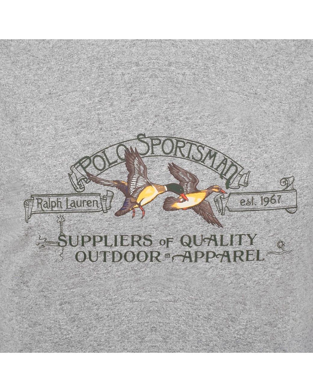 Ralph Lauren Gray Short Sleeve T Shirt Heather for men