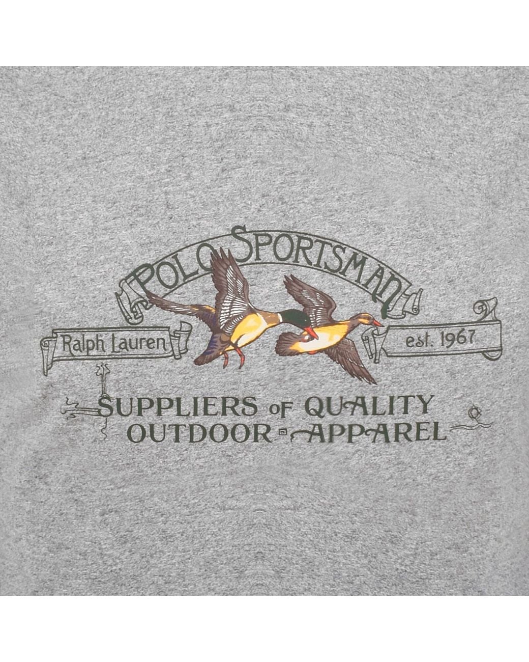Ralph Lauren Gray Short Sleeve T Shirt Heather for men