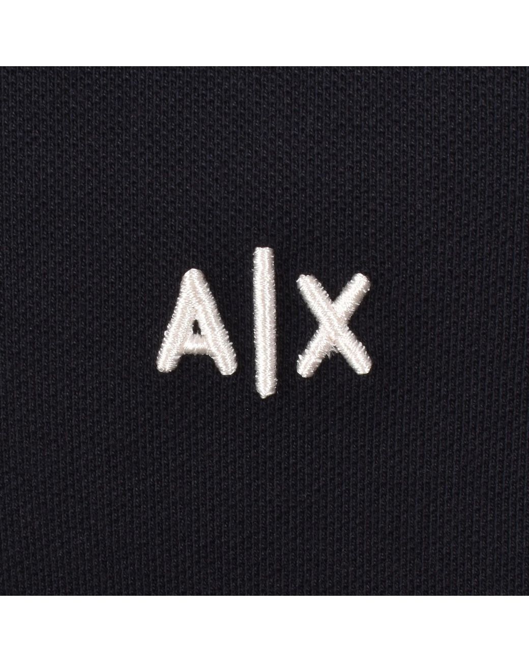 ARMANI EXCHANGE Black Polo T Shirt for men