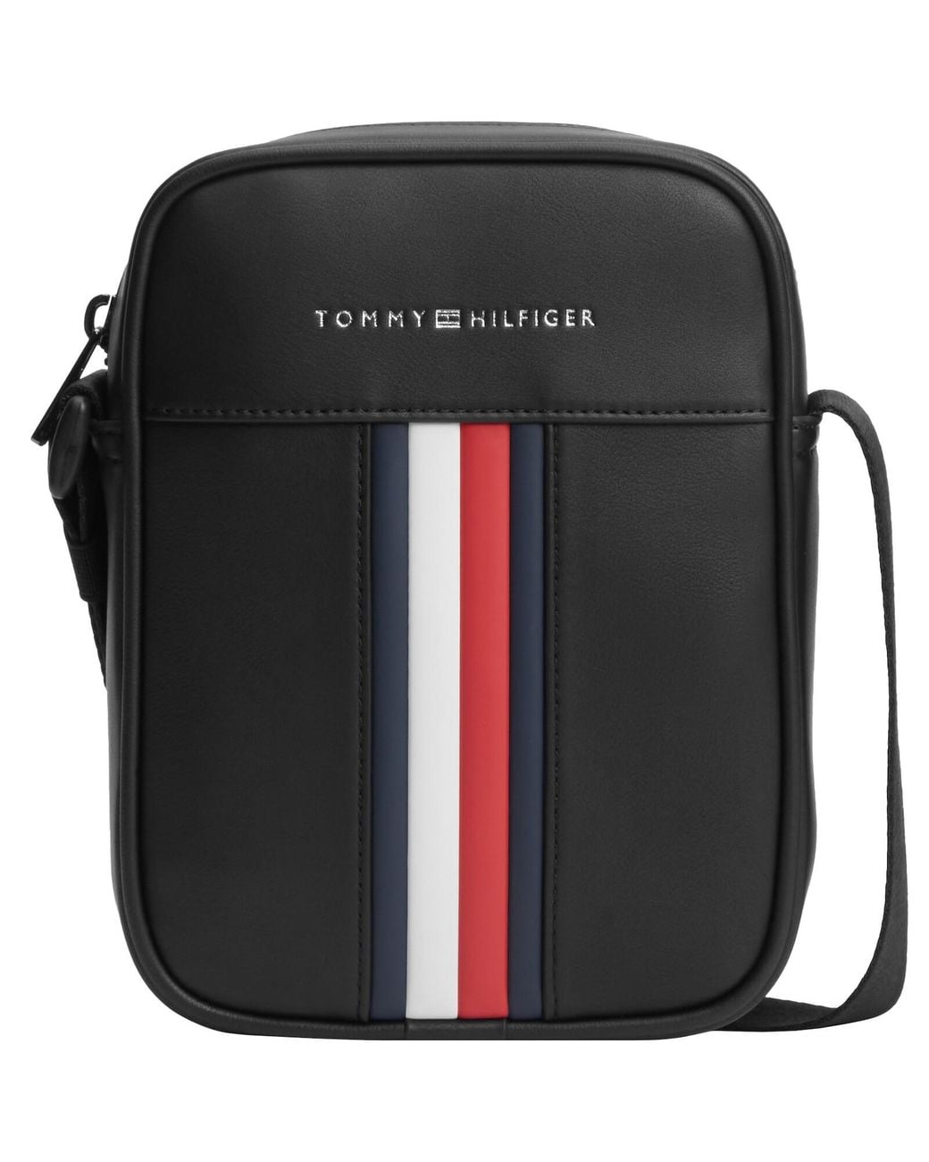 Tommy Hilfiger Black Mini Reporter Bag for men