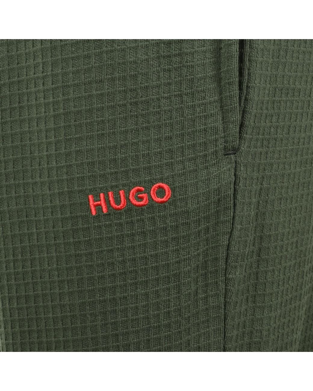 HUGO Green Austin Waffle Joggers for men