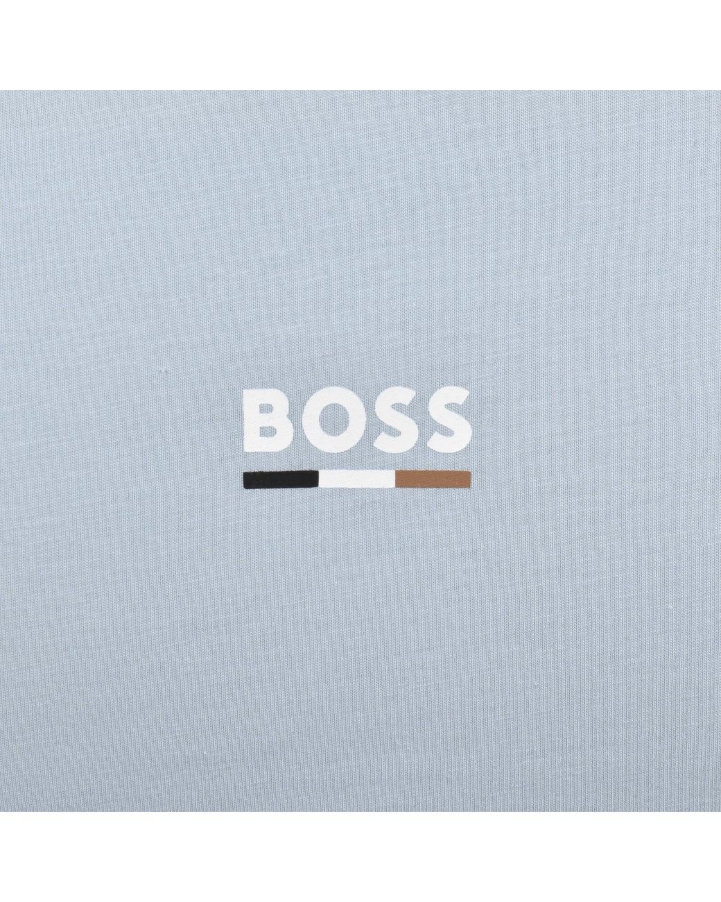 BOSS BUSINESS Blue Boss Slim Fit Beach T Shirt for men