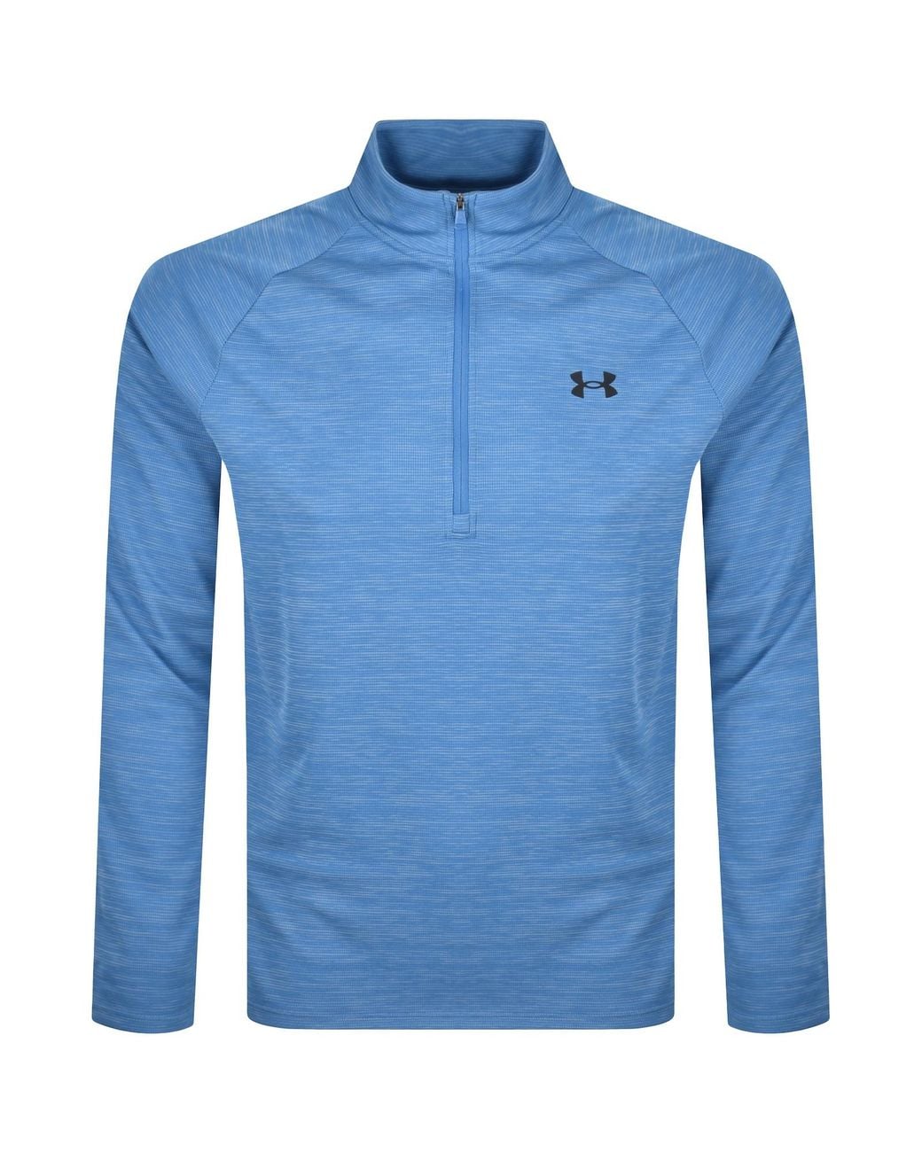 Under Armour Blue Tech Half Zip Sweatshirt for men