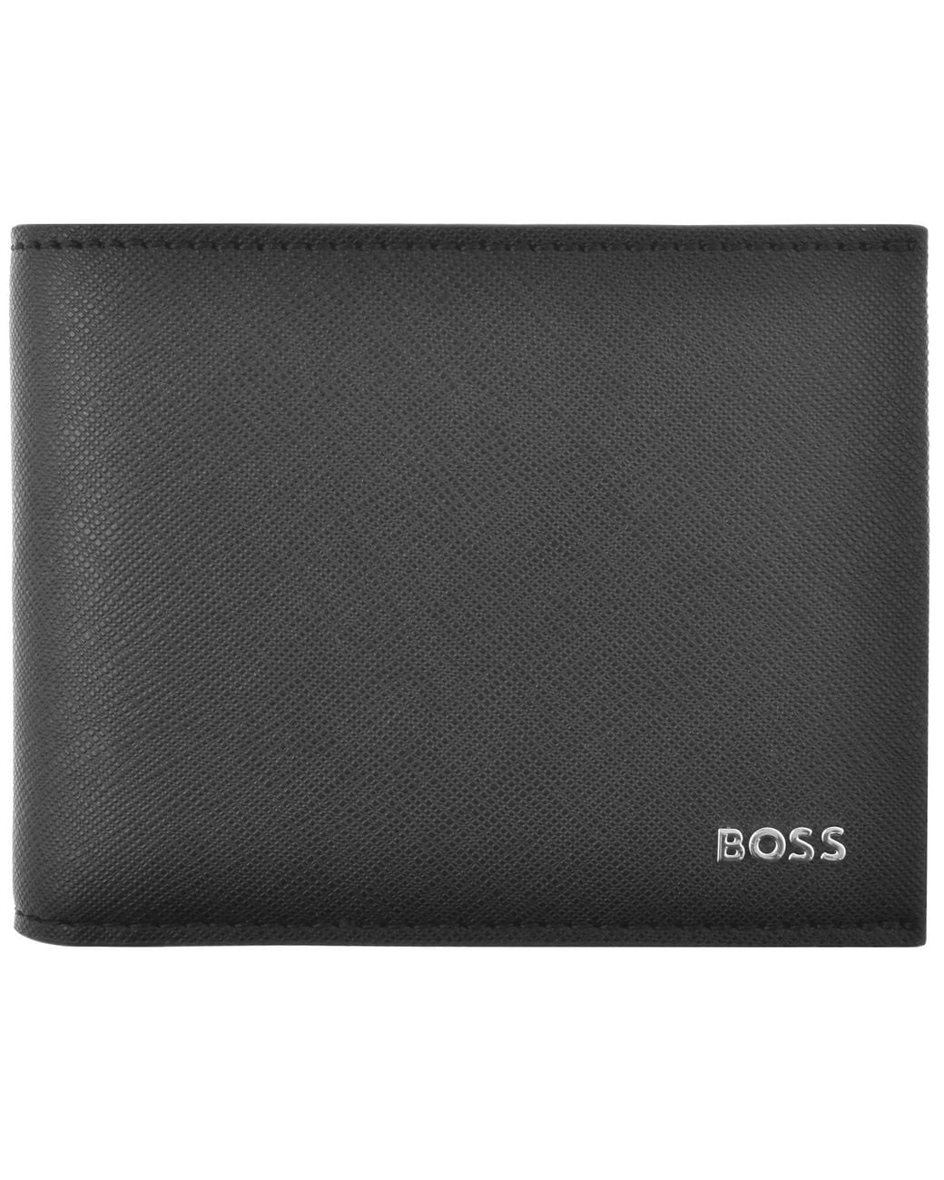 BOSS BUSINESS Black Boss Northon Folding Wallet for men