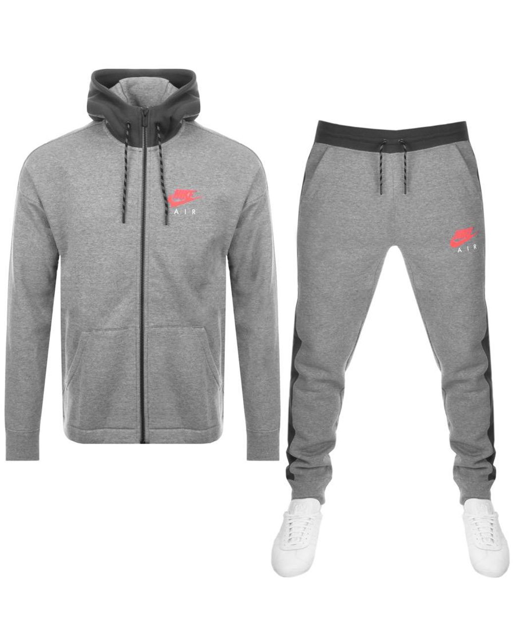 hånd minimum Thrust Nike Air Tracksuit Grey in Grey for Men | Lyst UK