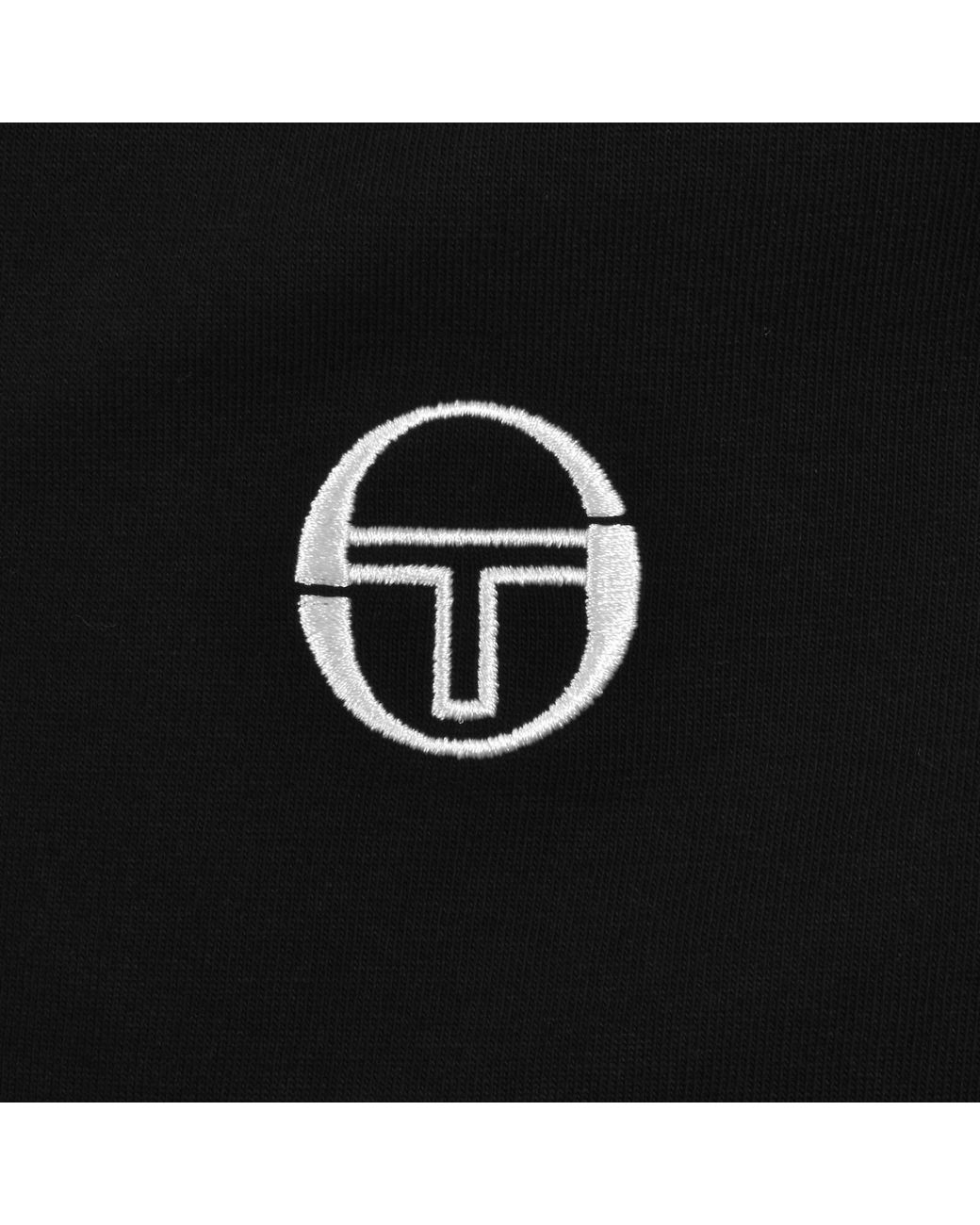 Sergio Tacchini Black Ghibli Davis T Shirt for men