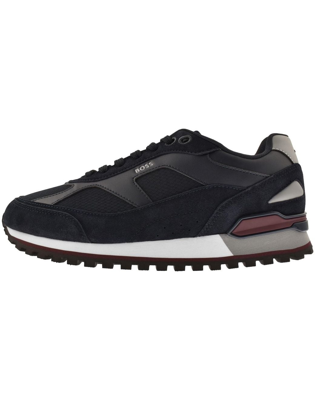 BOSS BUSINESS Black Boss Parkour L Runner Trainers Dark for men
