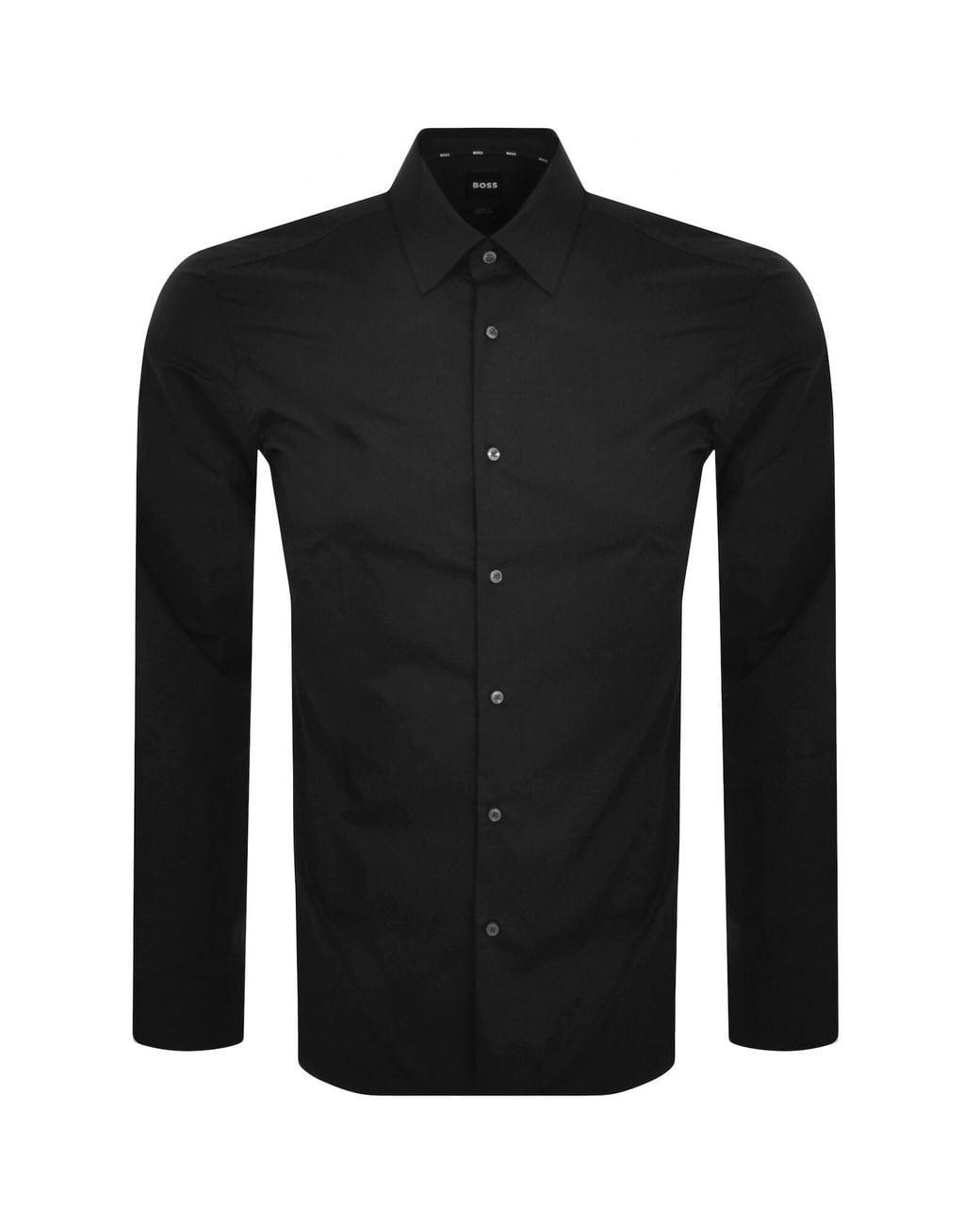 BOSS BUSINESS Black Boss H Joe Kent Long Sleeved Shirt for men