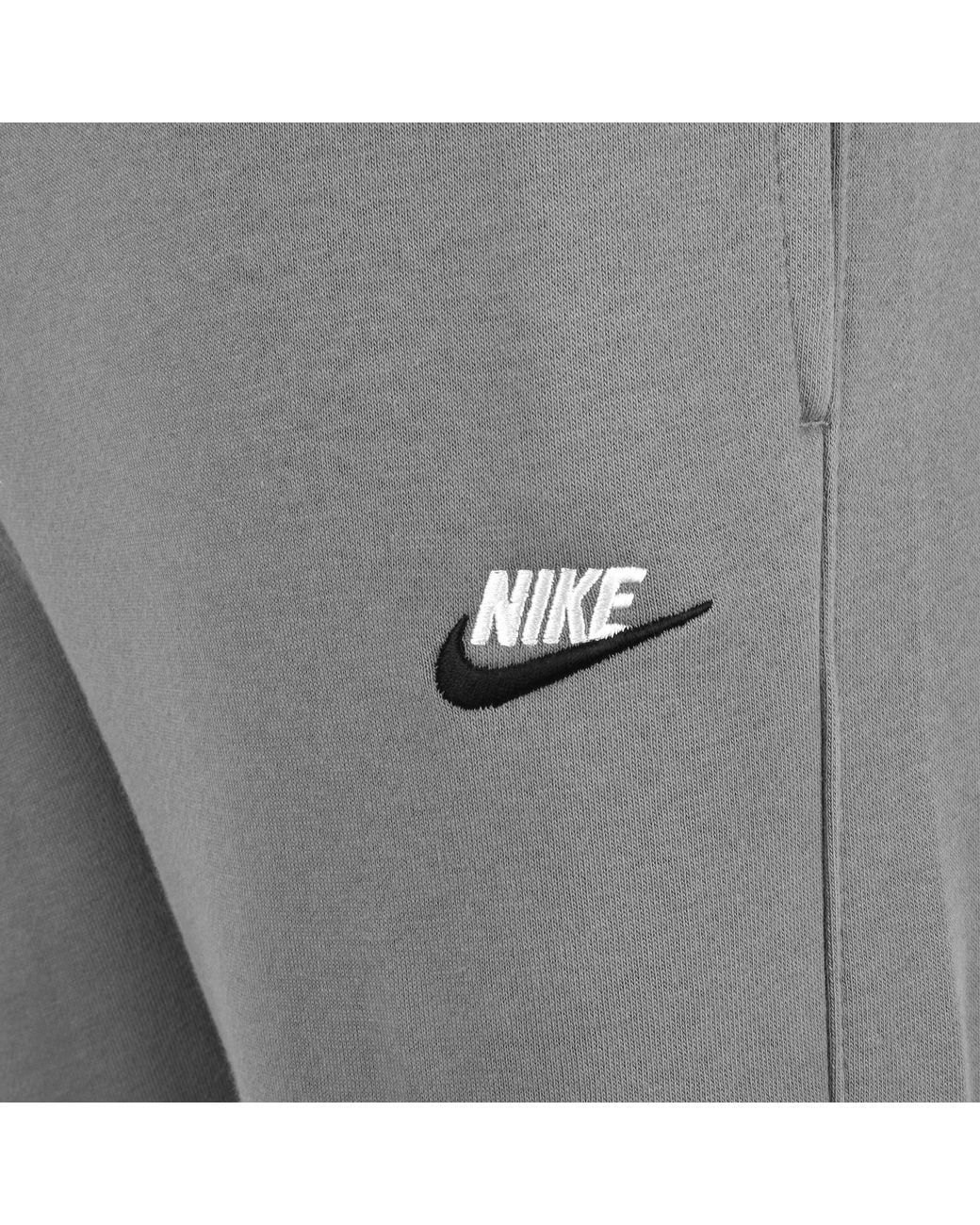 Nike Gray Club Jogging Bottoms Smoke for men
