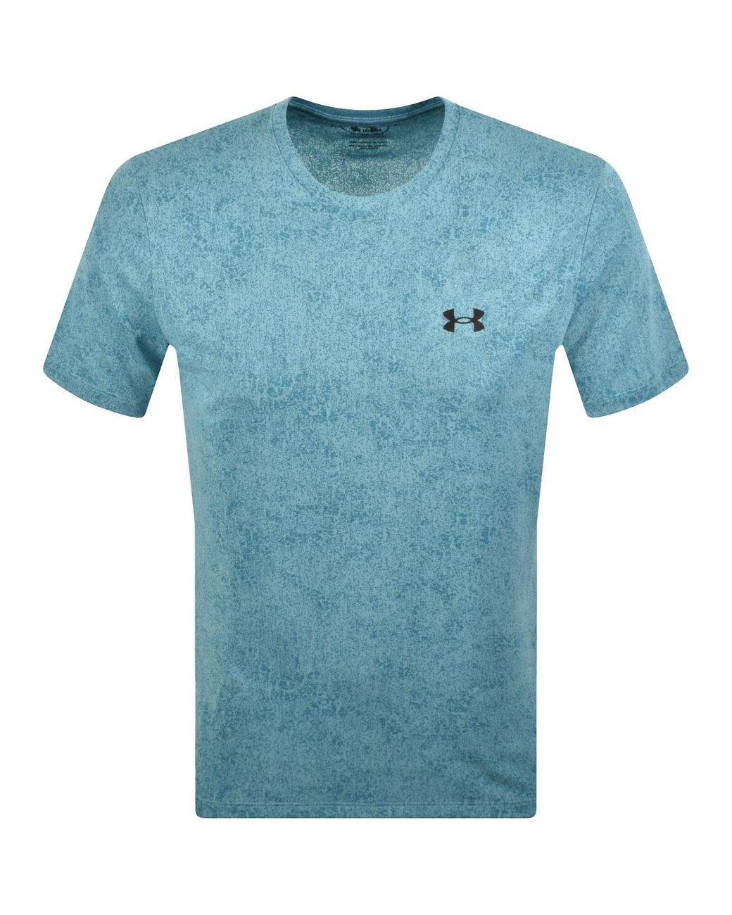 Under Armour Blue Tech Pixelate T Shirt for men