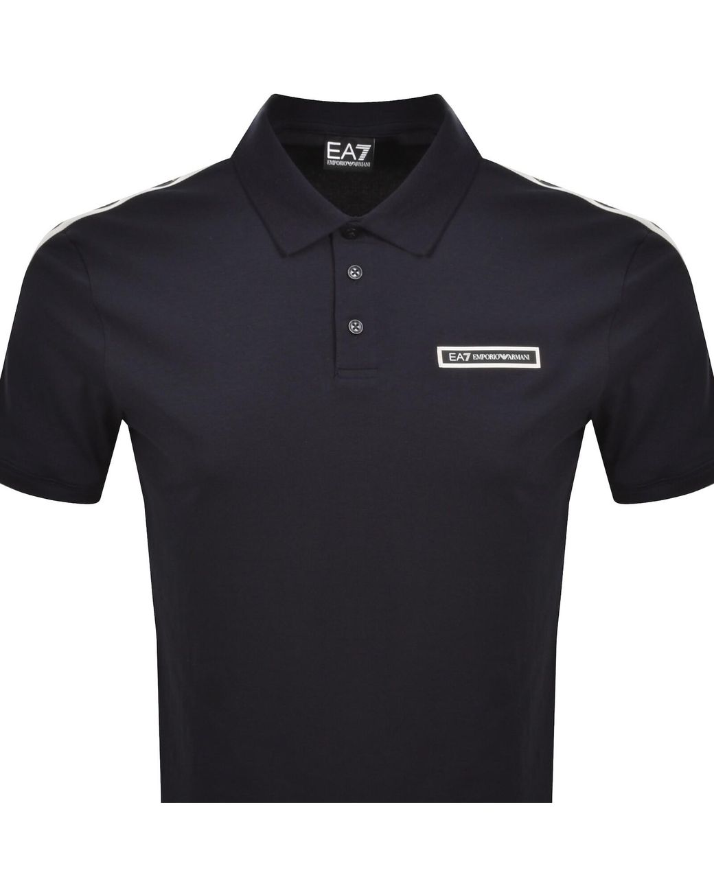 EA7 Blue Emporio Armani Polo T Shirt Armani for men