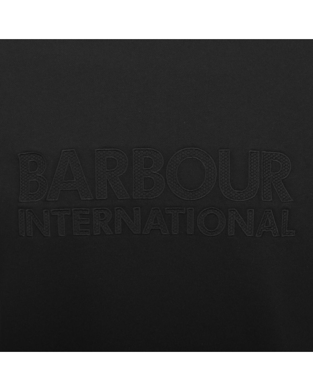 Barbour Black Theo Sweatshirt for men