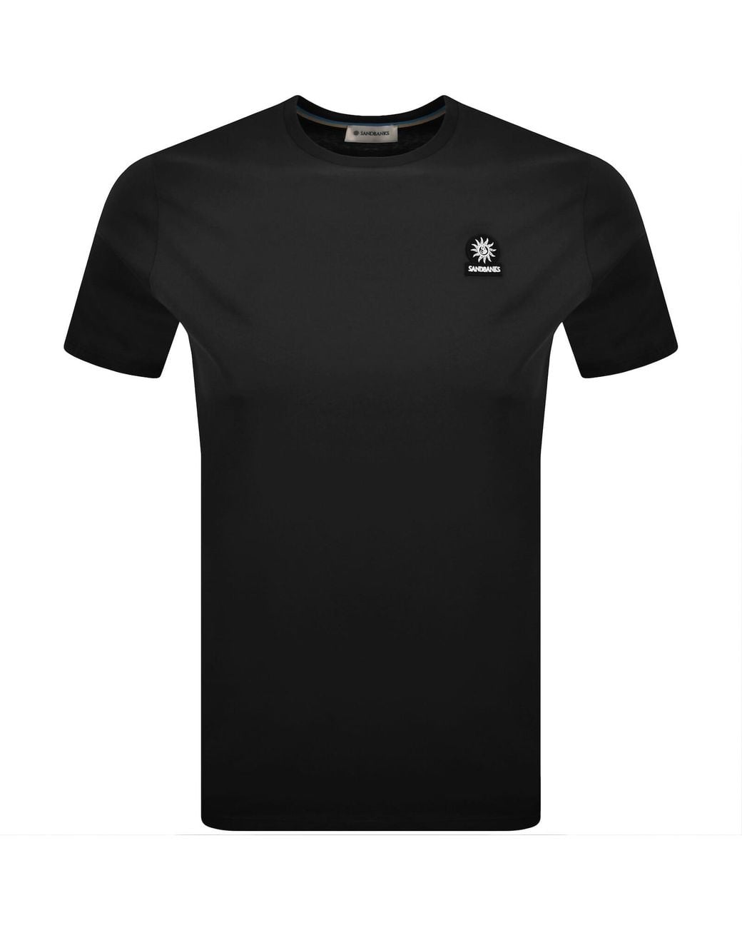 Sandbanks Black Badge Logo T Shirt for men