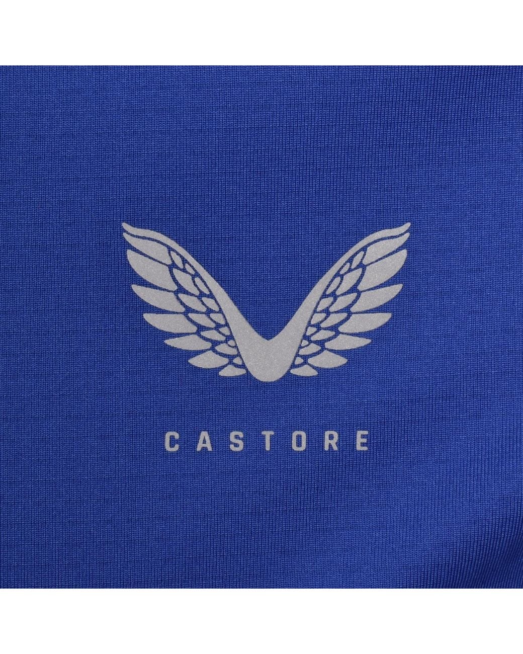 Castore Blue Lightweight Quarter Zip T Shirt for men