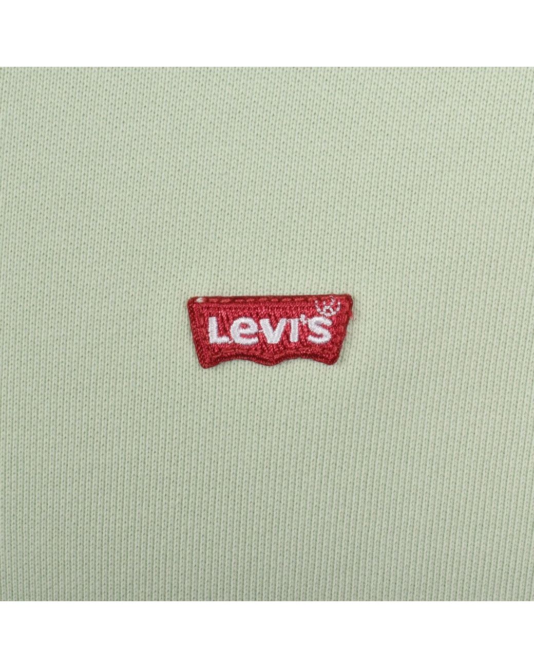 Levi's Green Original Crew Neck Sweatshirt for men