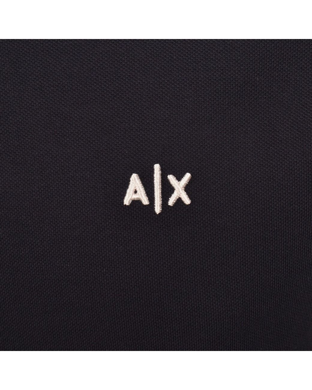 ARMANI EXCHANGE Blue Polo T Shirt Deep for men