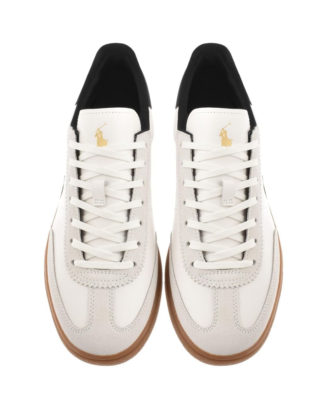 Ralph Lauren White Bedford Trainers for men