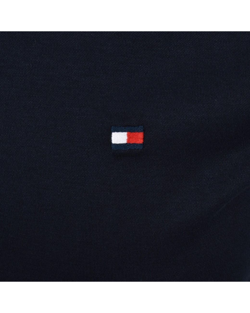 Tommy Hilfiger Blue Liquid Flag Cuff Polo for men