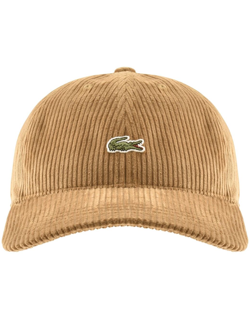 Lacoste Velour Baseball Cap in Natural for Men | Lyst