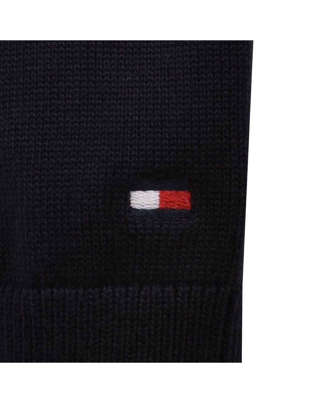 Tommy Hilfiger Blue Argyle Long Sleeve Polo for men