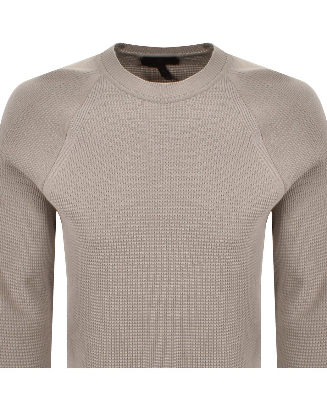 Belstaff Gray Bradwell Crewneck Jumper for men