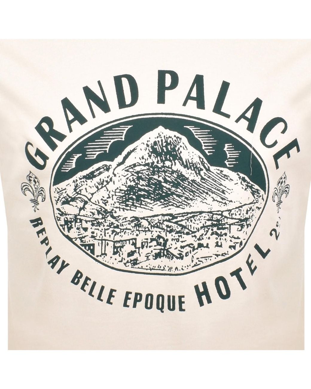 Replay Natural Logo T Shirt for men