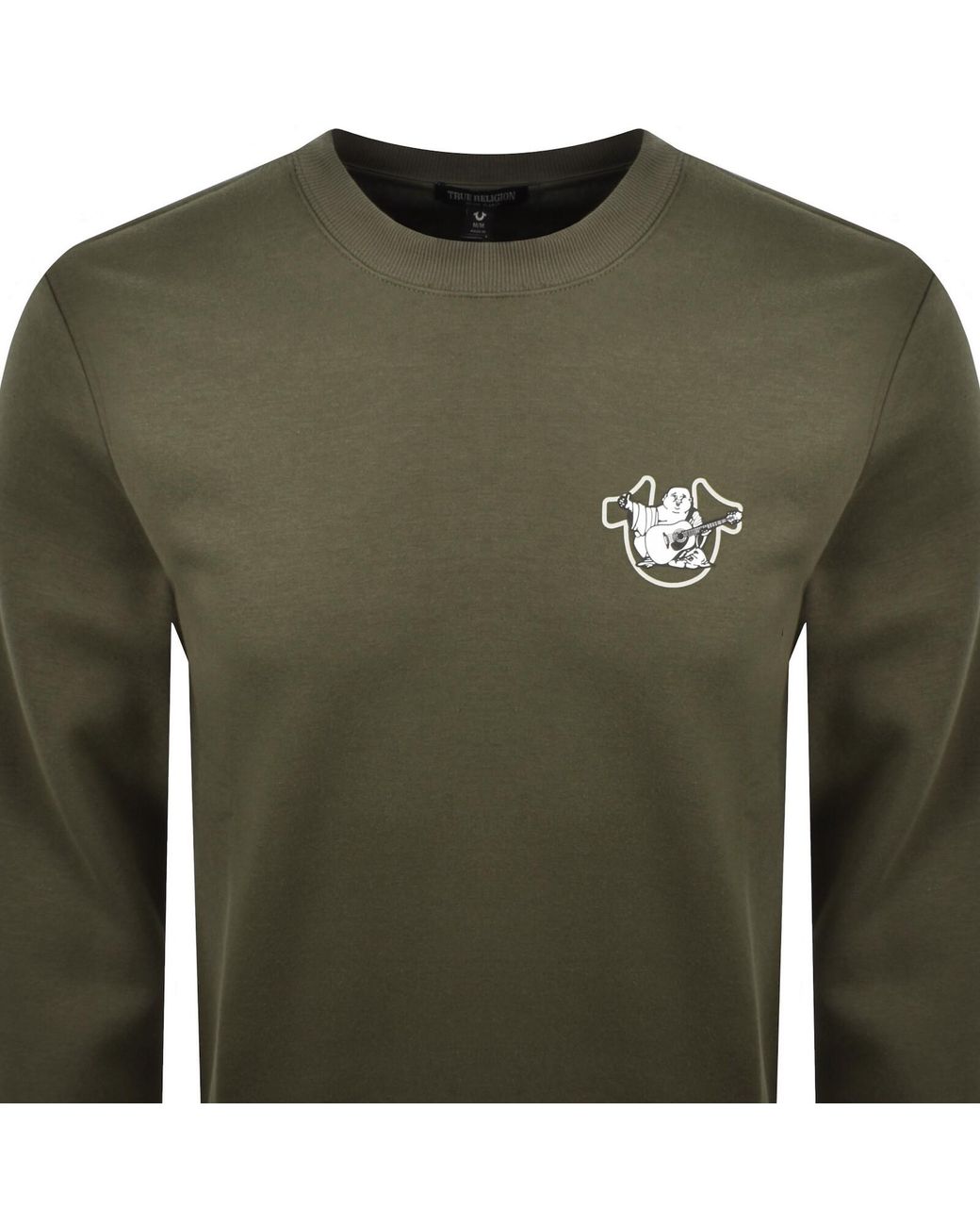 True Religion Green Bold Sweatshirt for men