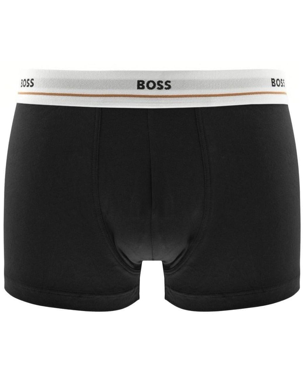 BOSS BUSINESS Black Boss Underwear 5 Pack Trunks for men