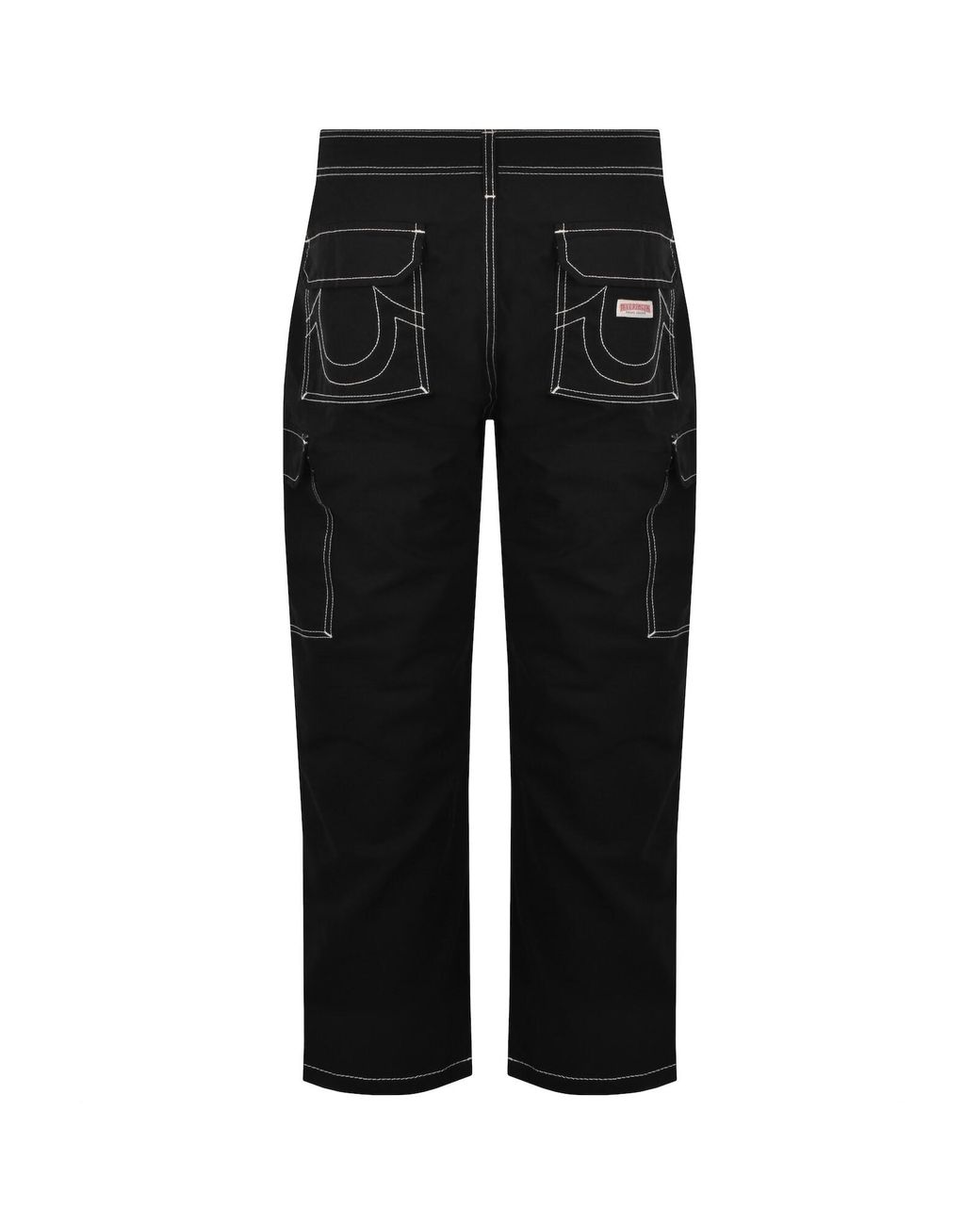 TRUE RELIGION Ripstop Cargo Trousers Jet in Black for Men | Lyst