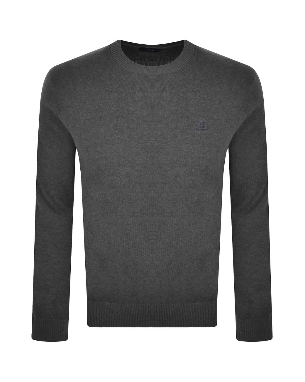 Hackett Gray Heritage Logo Sweatshirt for men