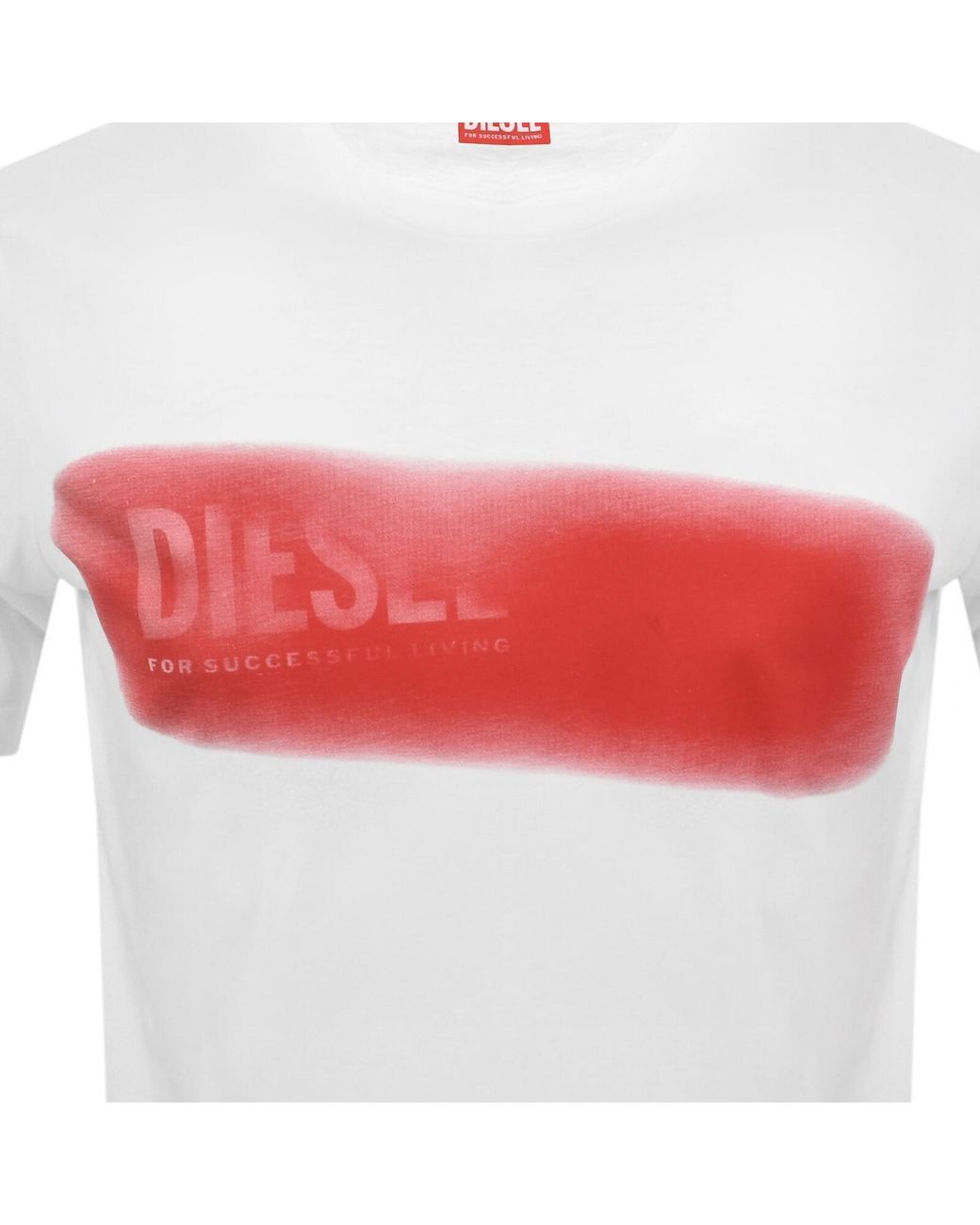 DIESEL White T Adjust Aa5 T Shirt for men