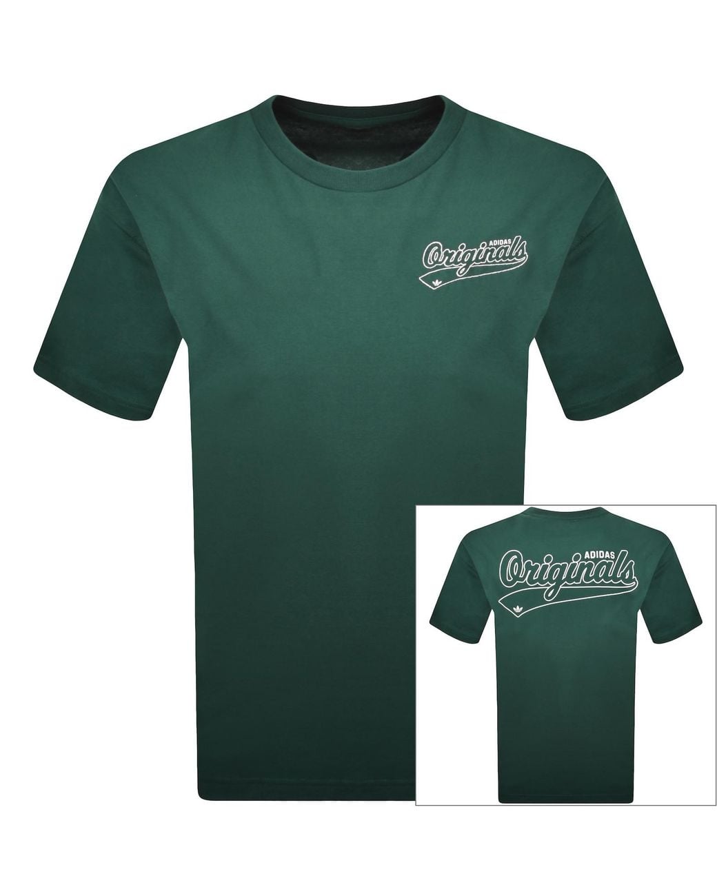Adidas Originals Green Undel T Shirt for men