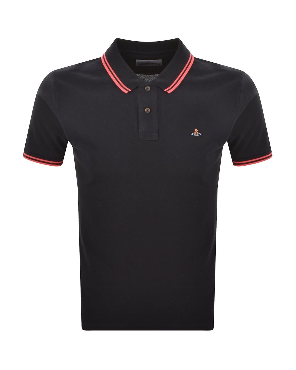 Vivienne Westwood Black Classic Polo for men