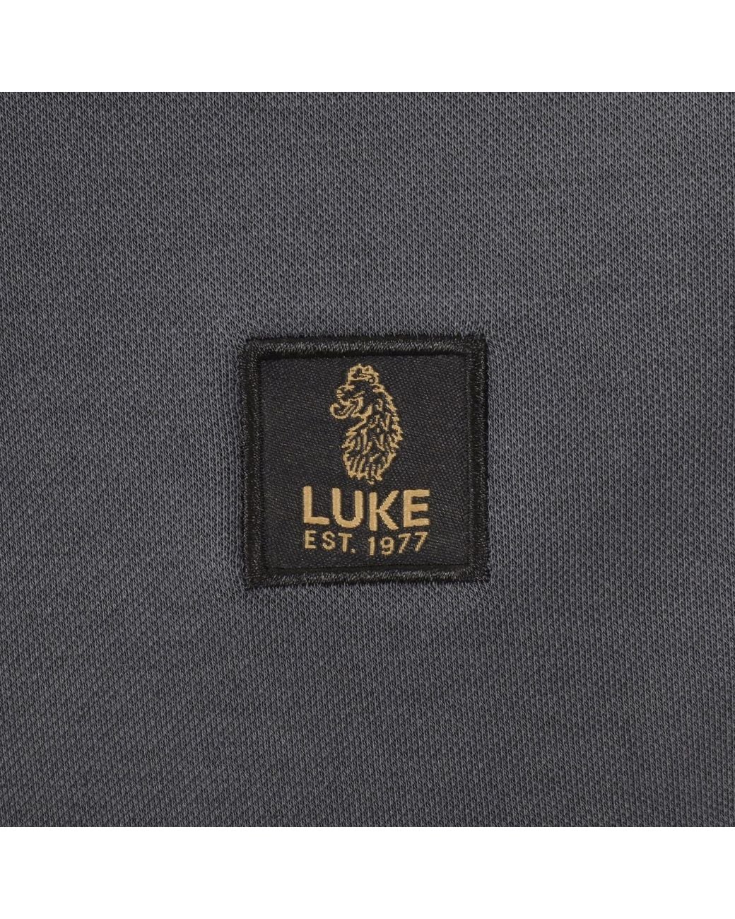 Luke 1977 Gray Makati Detailed Polo for men