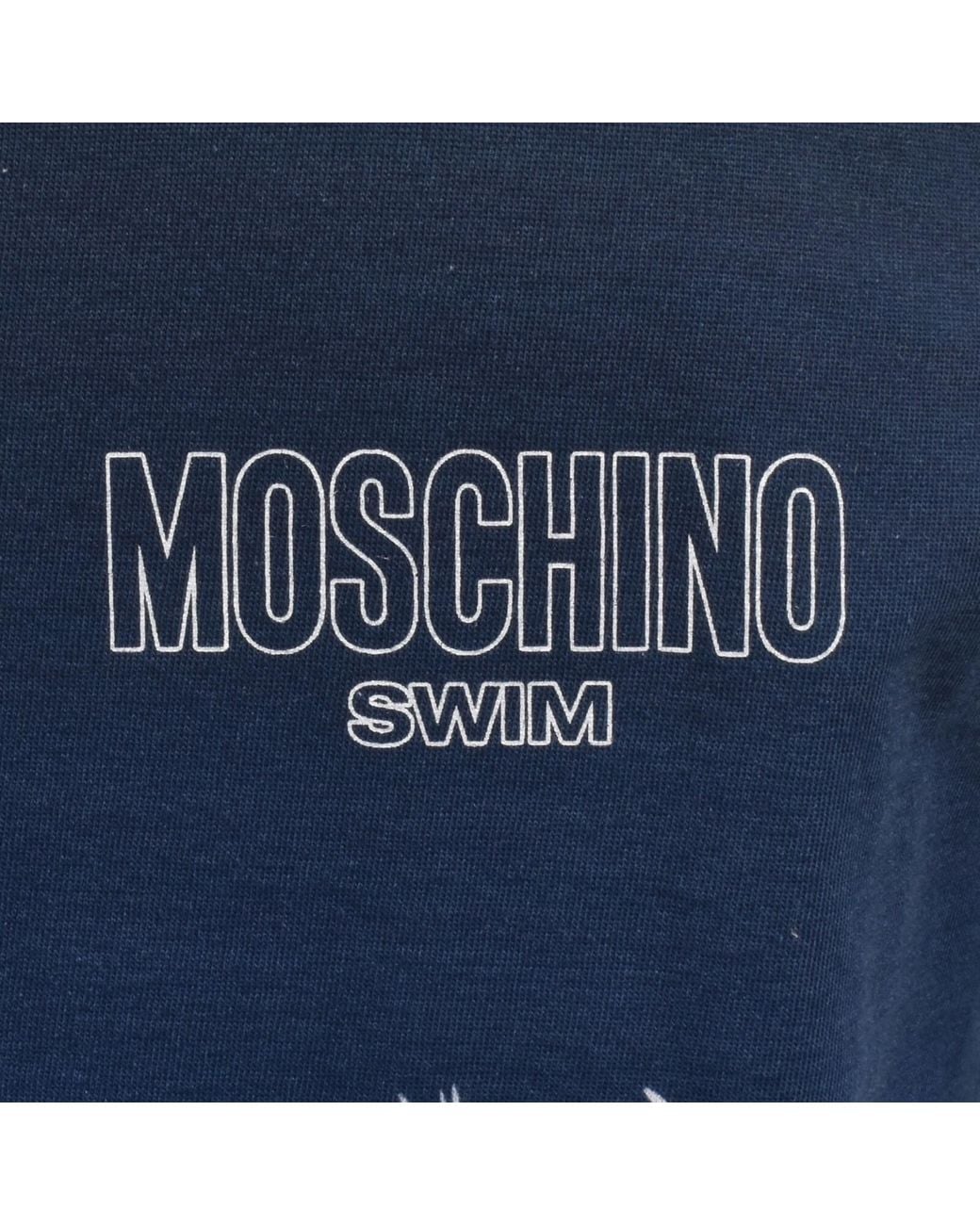 Moschino Blue Swim Vest Top for men