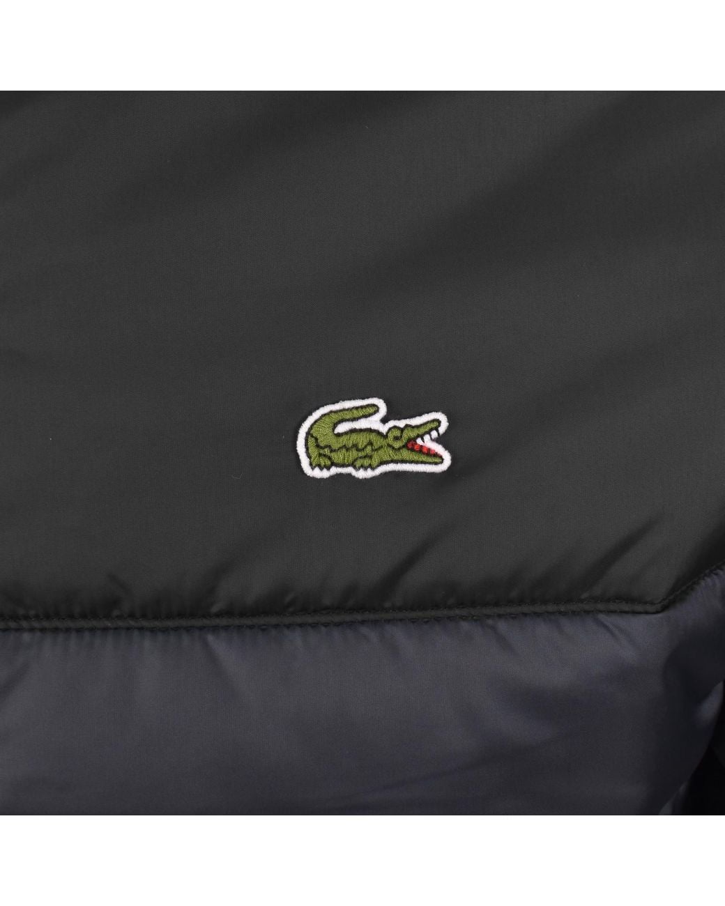 Lacoste Gray Quilted Puffer Jacket for men