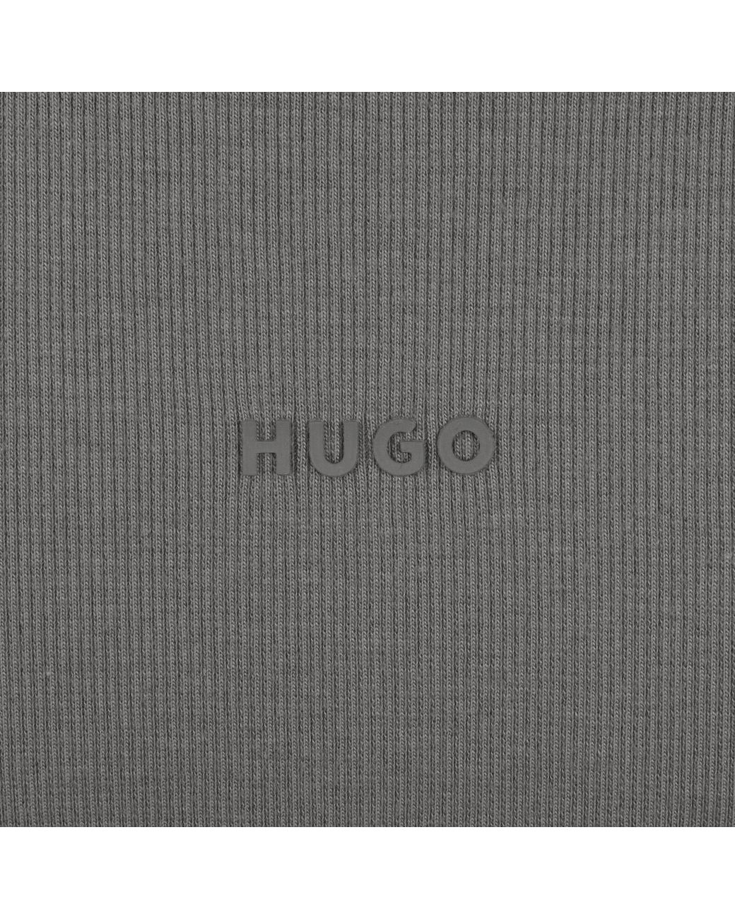 HUGO Gray Dapota Vest Dark for men