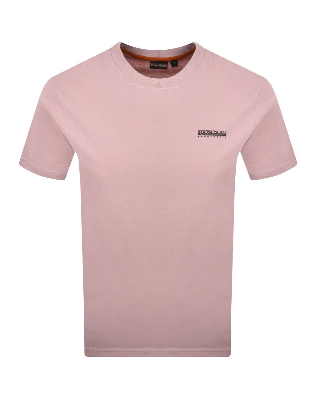 Napapijri Pink S- Box T Shirt for men