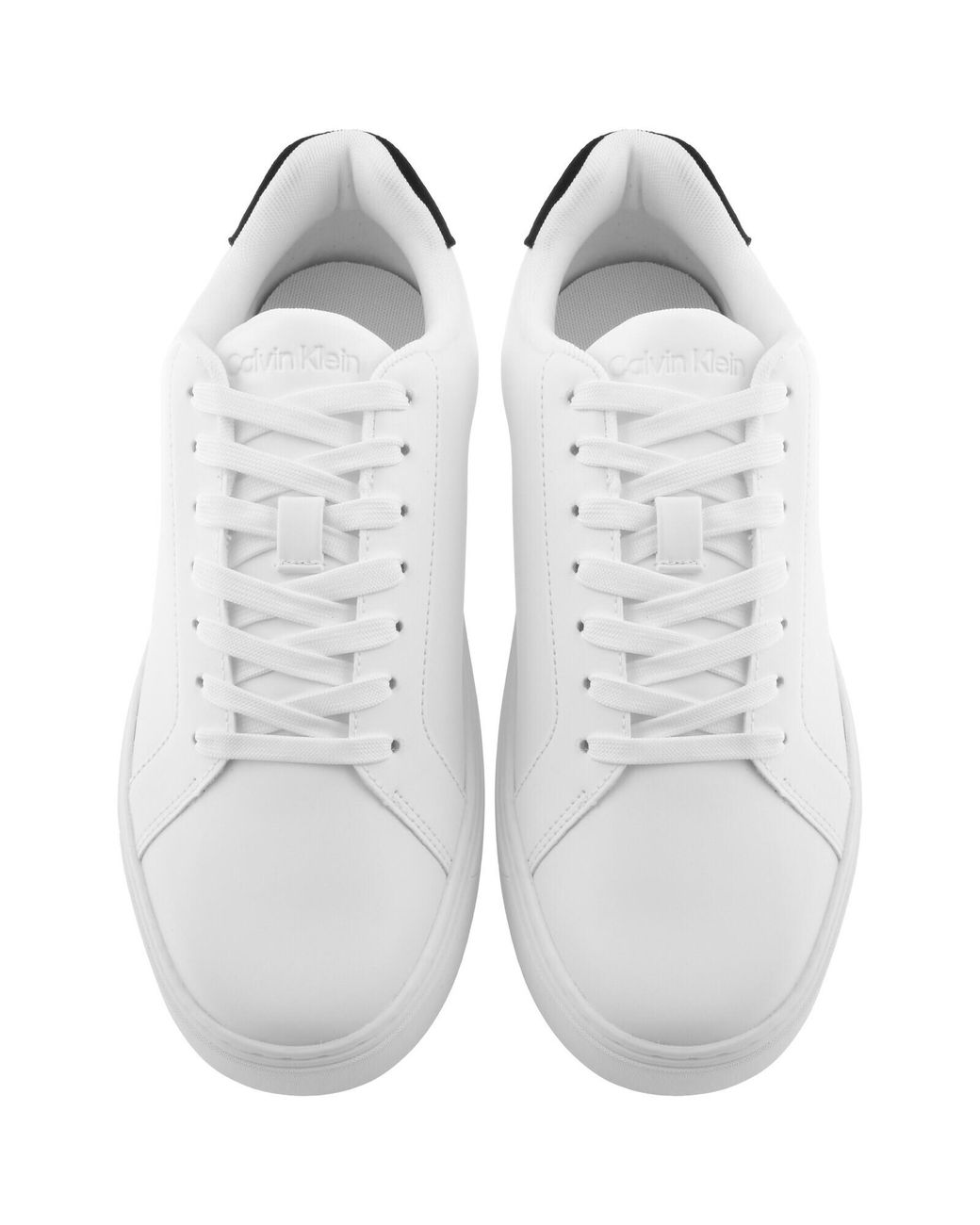 Calvin Klein White Classic Cupsole Trainers for men