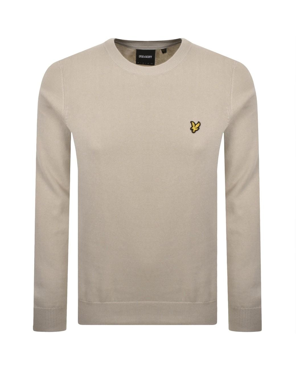 Lyle & Scott Gray Cotton Knitted Jumper for men