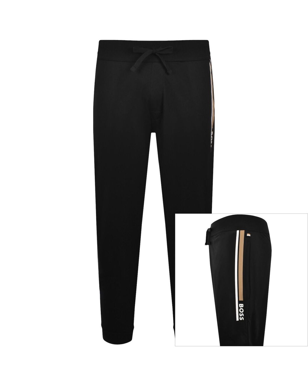BOSS BUSINESS Black Boss Authentic Tracksuit for men