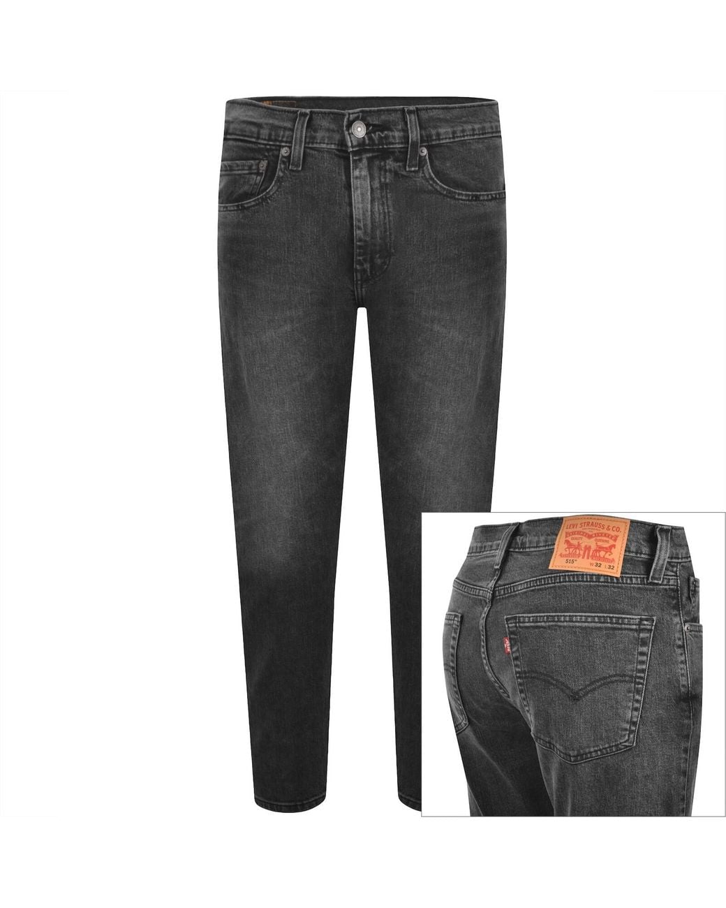 Levi's Gray 515 Slim Taper Jeans for men