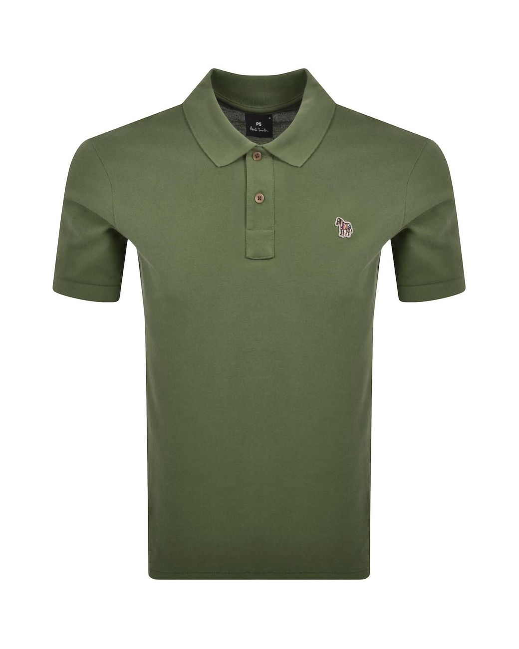 Paul Smith Green Zebra Polo T Shirt for men