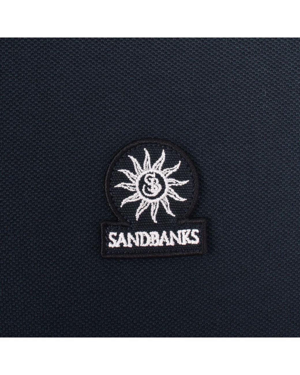 Sandbanks Blue Badge Logo Polo T Shirt for men