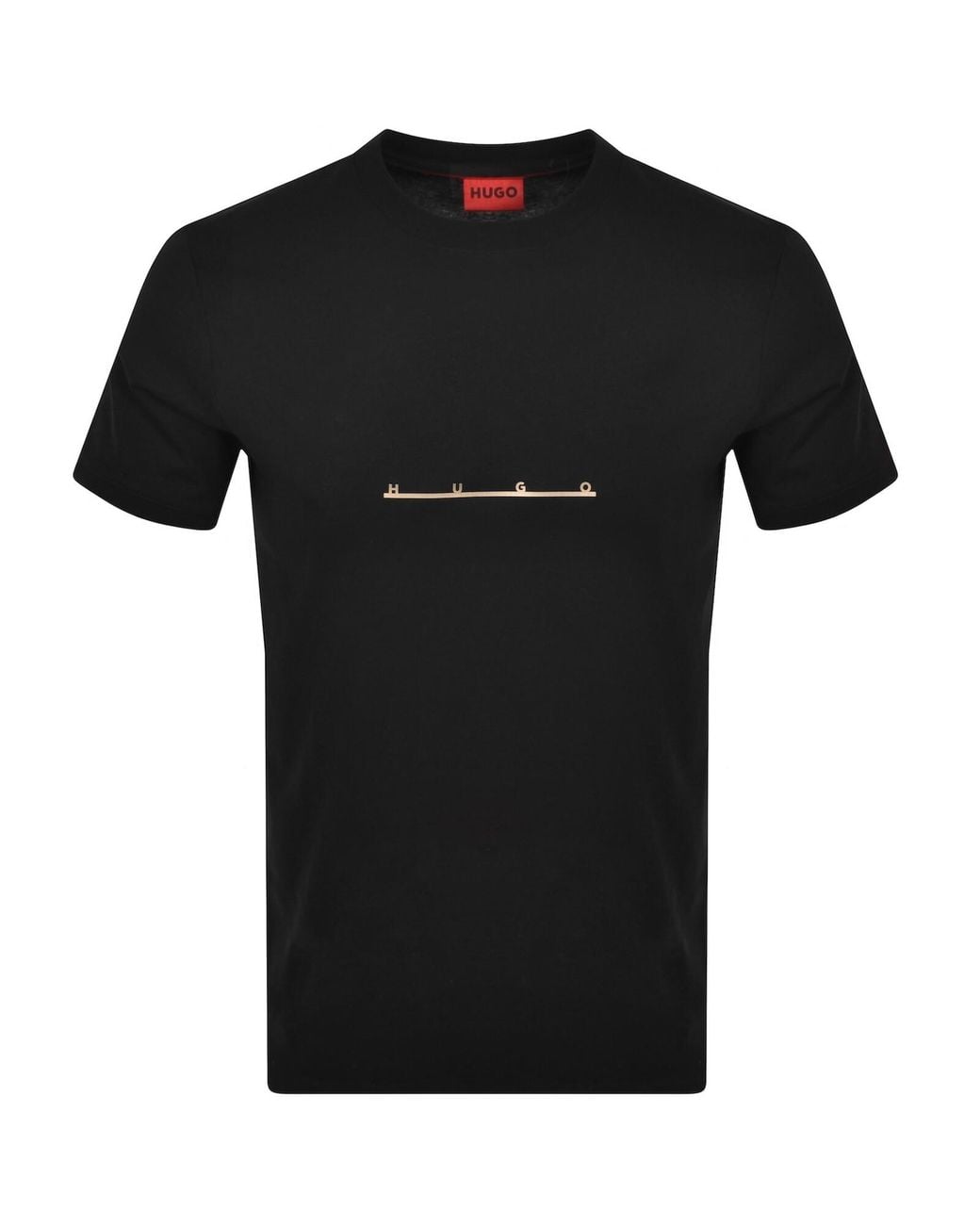HUGO Black Datri T Shirt for men