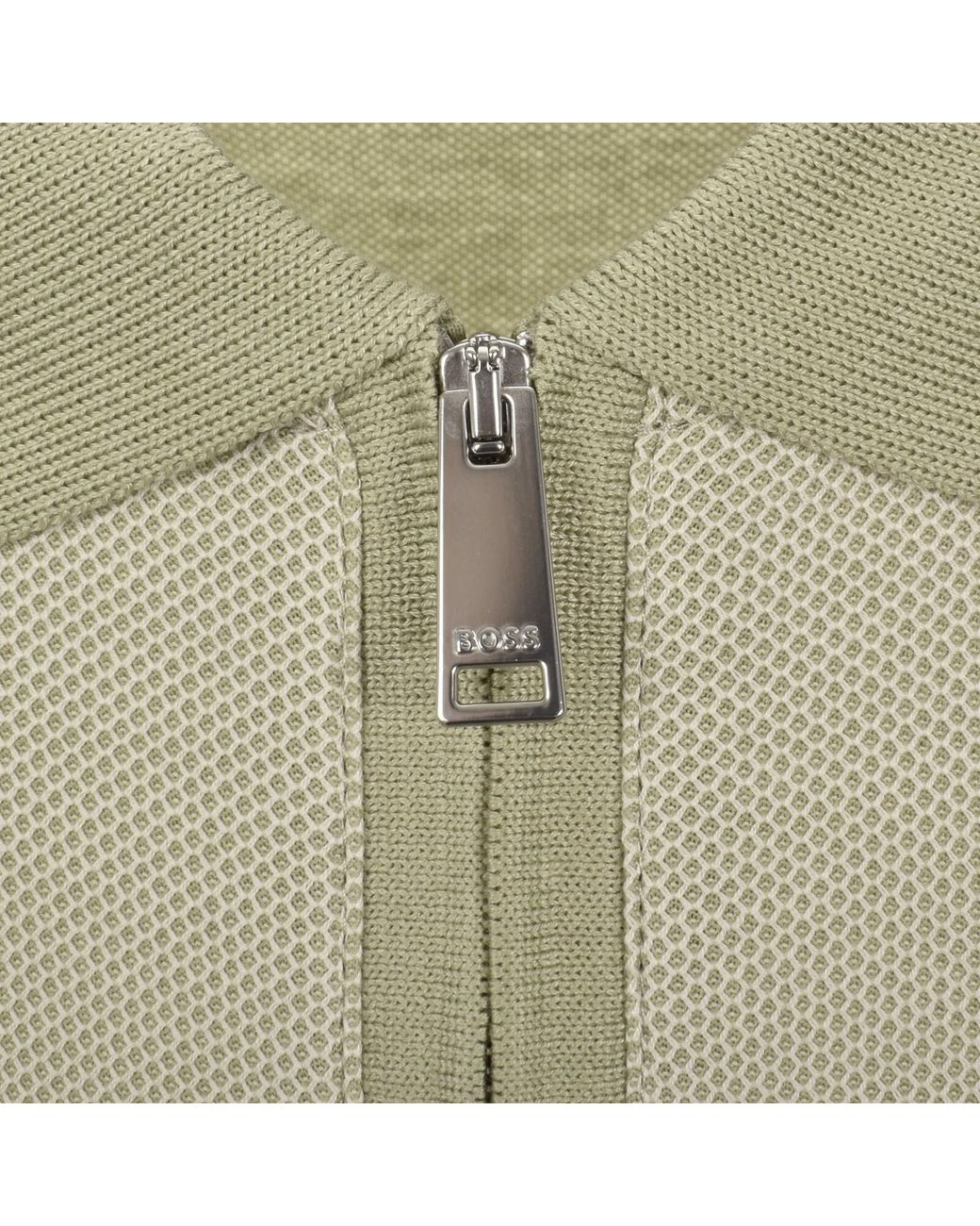BOSS BUSINESS Green Boss H Pei 88 Polo for men