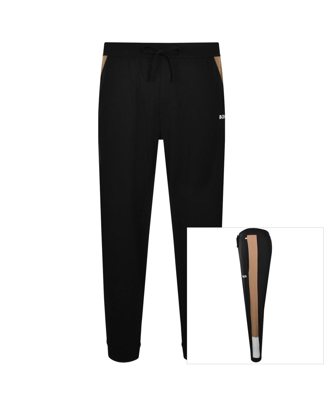 BOSS BUSINESS Black Boss Balance Joggers for men