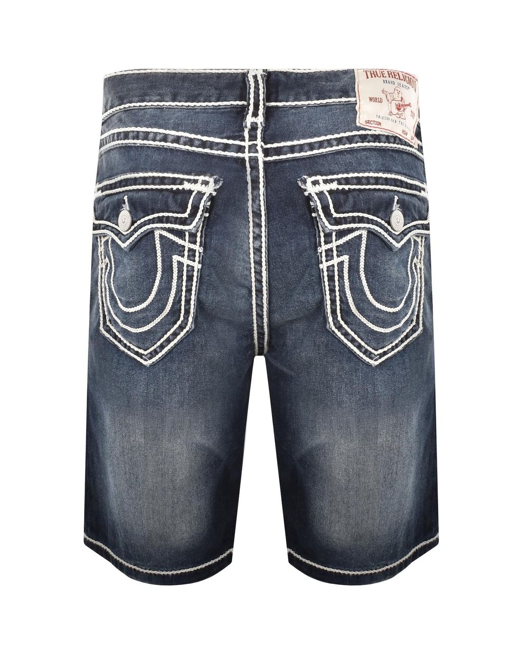 TRUE RELIGION Vinny Rope Stitch Shorts in Blue for Men | Lyst