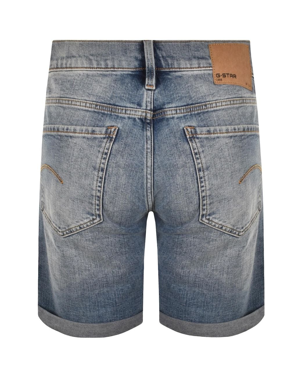 G-Star Blue G-Star Mosa Denim Shorts Light for men