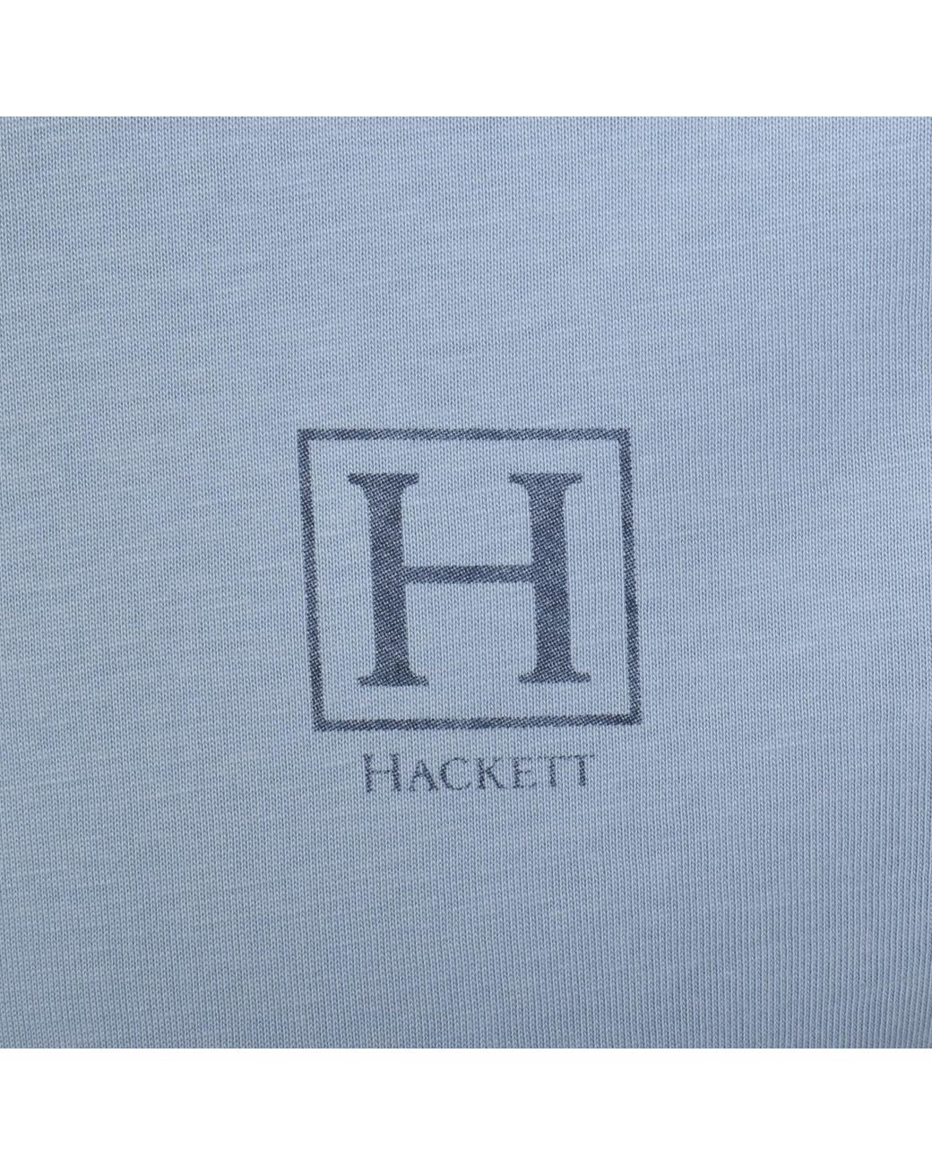 Hackett Blue Logo T Shirt Summer for men